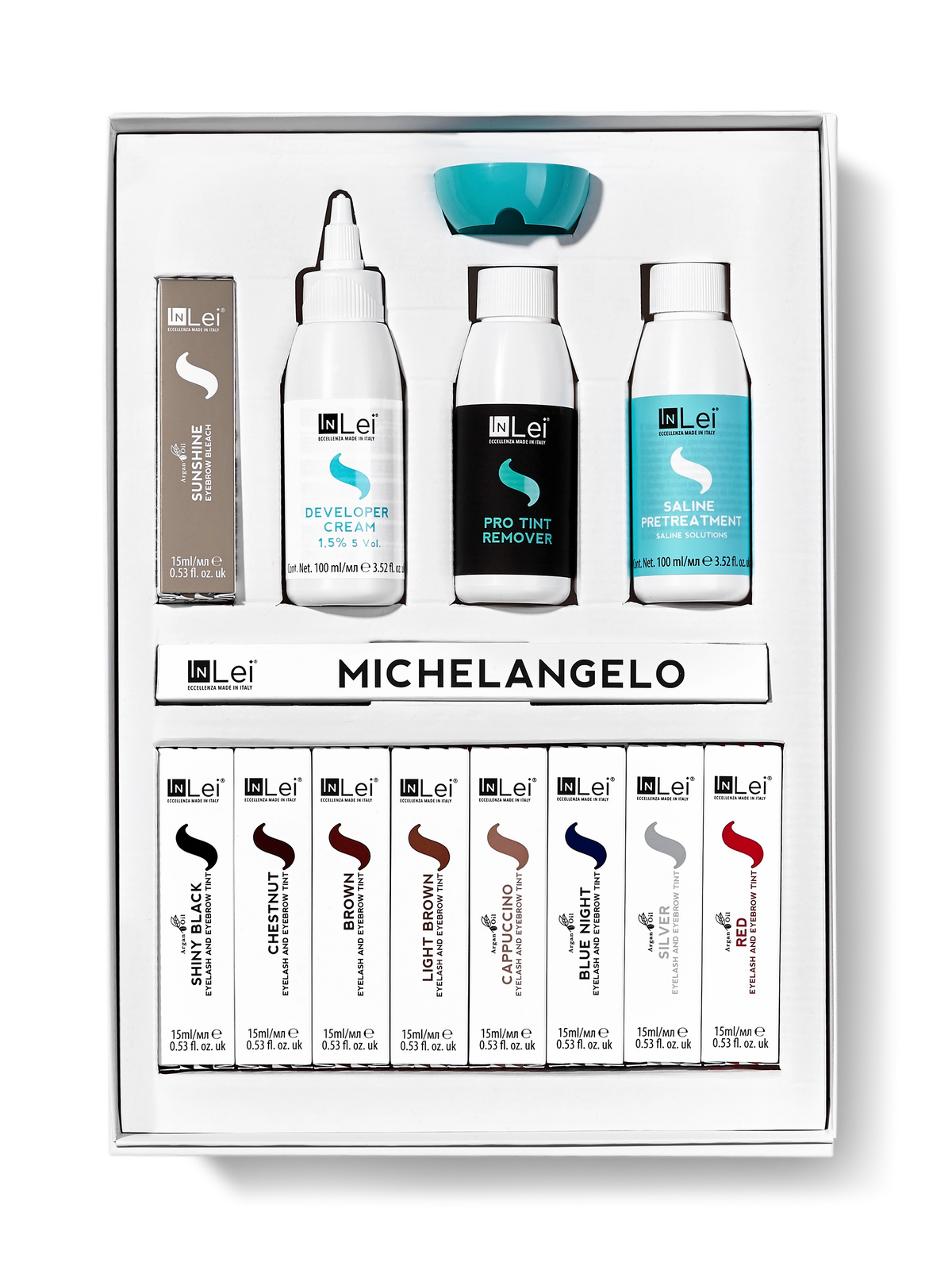 InLei® Eyelash & Brow Tint Set – Complete Color Collection
